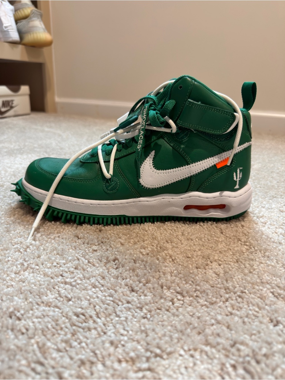 Nike Air Force 1 Mid x Off-White "Pine Green"